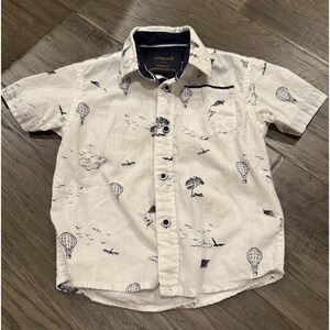 Nomad boys youth button up short sleeve shirt with pocket size 2T‎